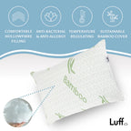 Bamboo Forest Hypoallergenic Hollowfibre Pillow Luff