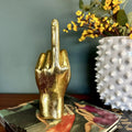 Gold Middle Finger Ornament Mcgowan and rutherford