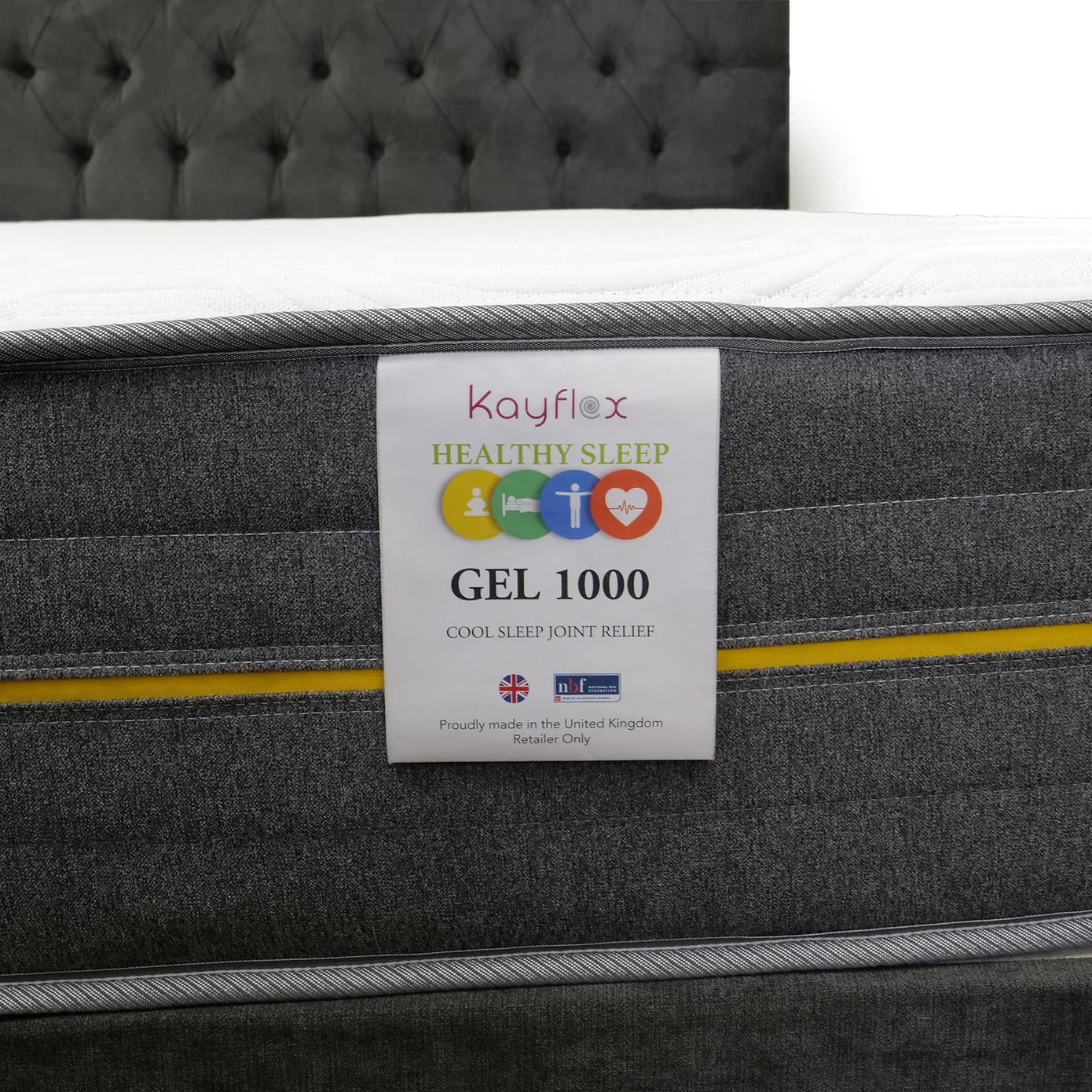 Gel 1000 Joint Relief Pocket Sprung Mattress Home Store Living