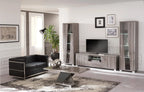 Glamour Taupe & Grey High Gloss Coffee Table san martino