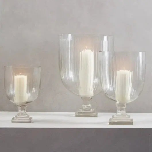 Cortina Glass Top Candle Holder Hurricane premier housewares