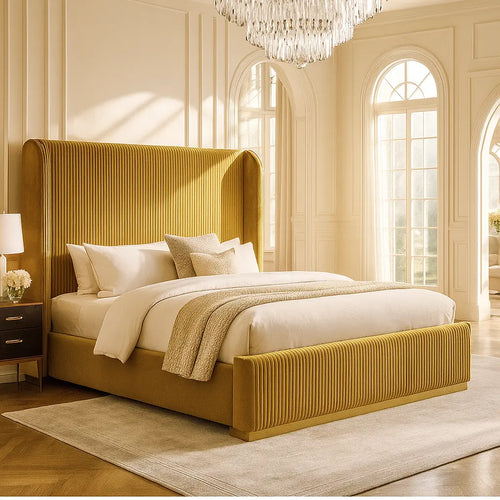 Gold 24 Upholstered Bed Frame Home Store Living