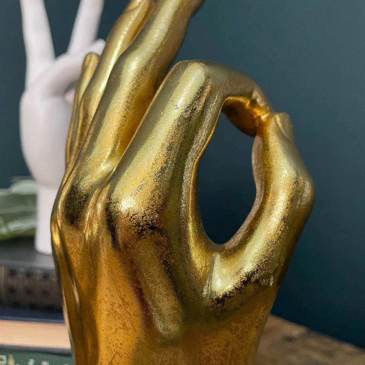 Gold "OK" Hand Figure Mcgowan and rutherford