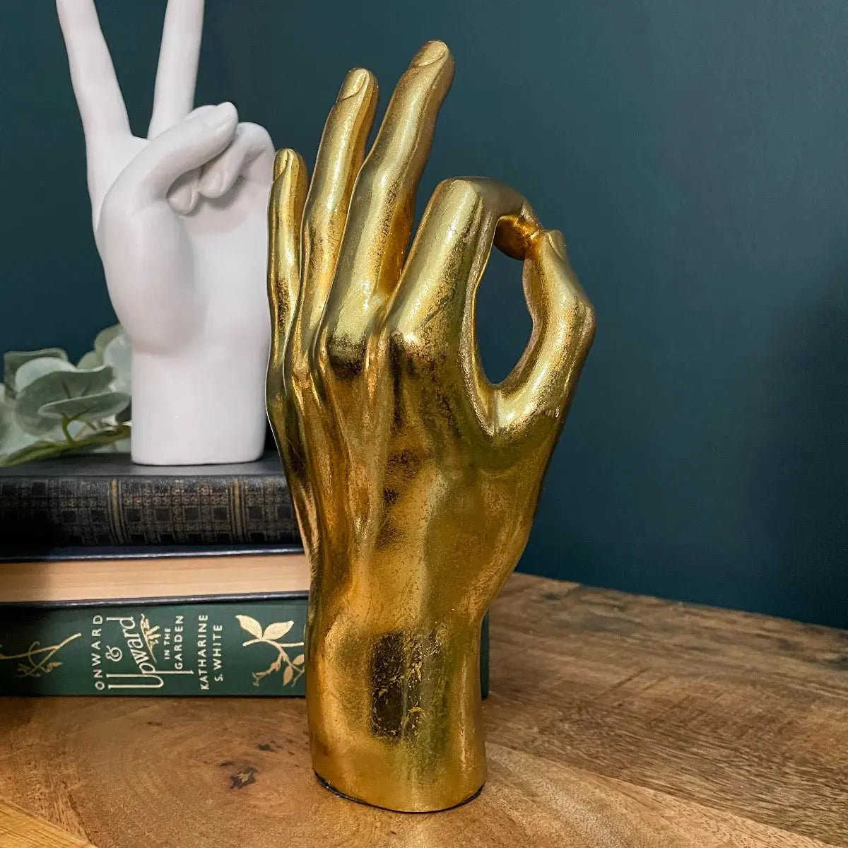 Gold "OK" Hand Figure Mcgowan and rutherford