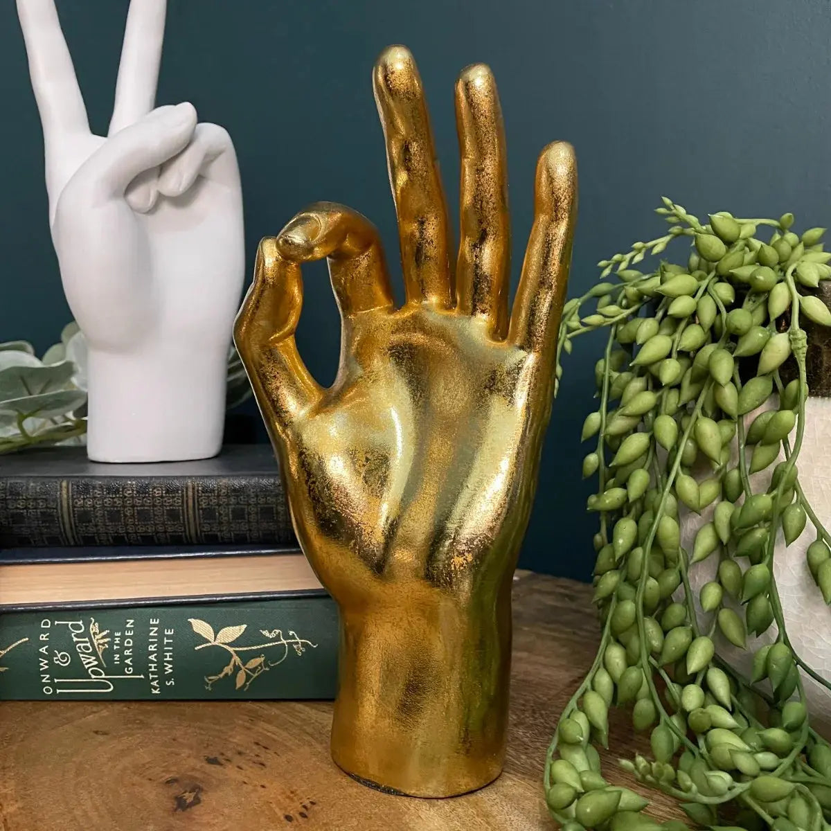 Gold "OK" Hand Figure Mcgowan and rutherford