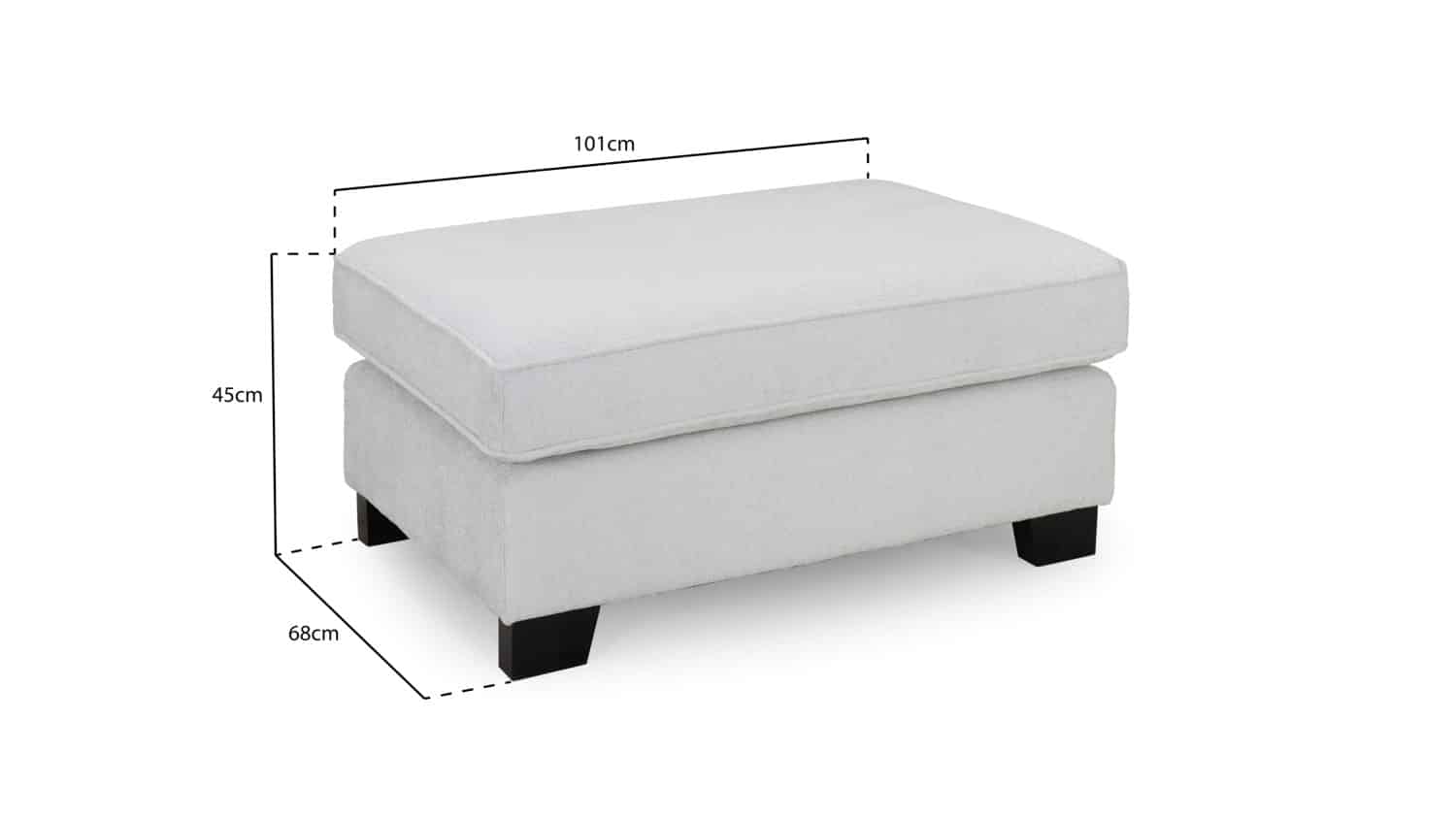 Grazia Sofa Footstool Light Grey Home Store Living