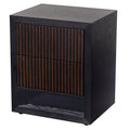 Grove 2 Drawer Chocolate Side Table RV Astley