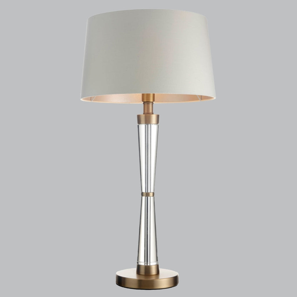 Matte Antique Brass Finish Table Lamp RV Astley