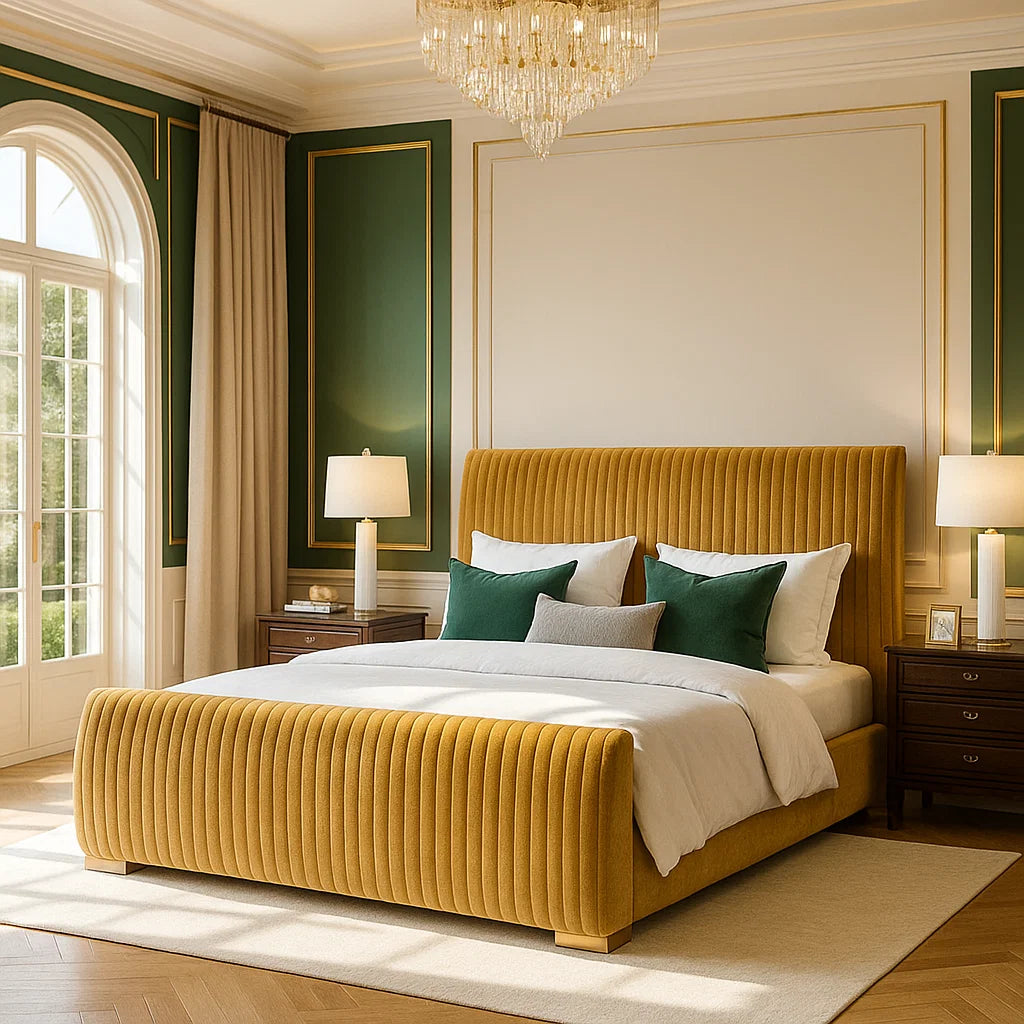 Harmony Upholstered Bed Frame Home Store Living