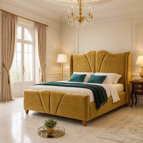 Henry Upholstered Bed Frame Home Store Living