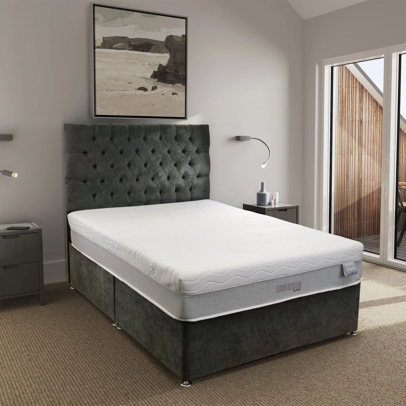 HiBERN8 Hybrid I-Zone Comfort Foam Mattress Home Store Living