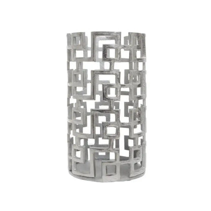 Delhi Silver Candle Holder Home Store Living