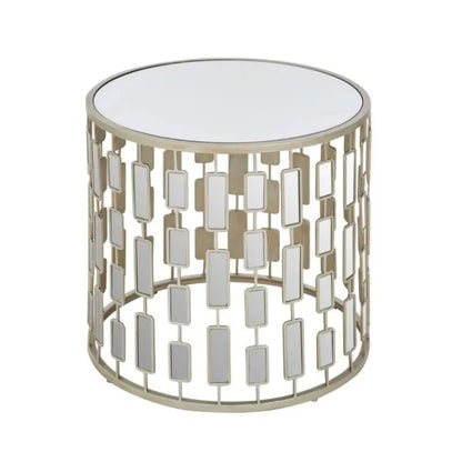 Raina Round Mirror Side Table Home Store Living