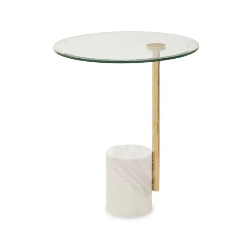 Oria Marble & Glass Side Table Range Home Store Living