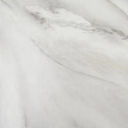 Round Silver and Marble Dining Table Home Store Living