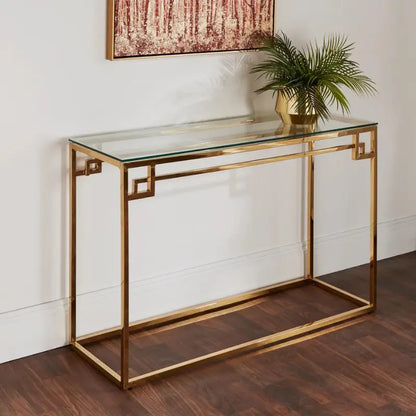 Compton gold console table Home Store Living