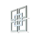 Michigan geometric mirror wall art Home Store Living