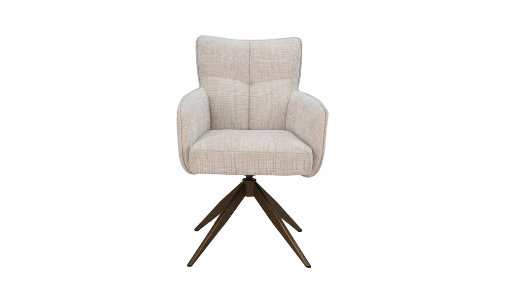Serenity Beige Dining Chairs (Set of 2) YS Interiors