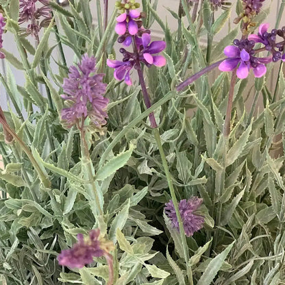 Potted Artificial Lavender Bowl Home Store Living