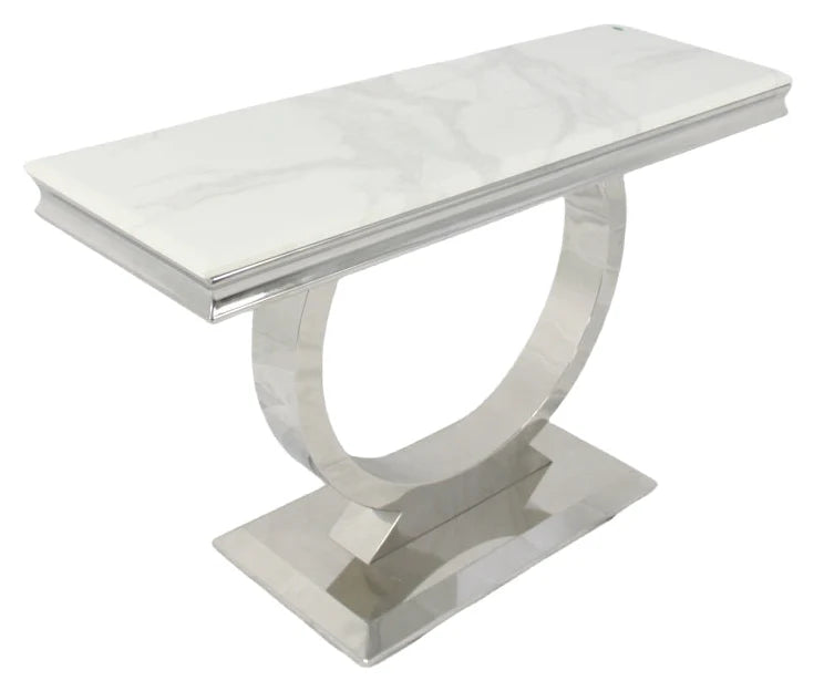 Chelsea 1.2m Chrome Console Table AWS