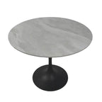 BK Bentley 0.9m Round Dining Table Black (KD) AWS
