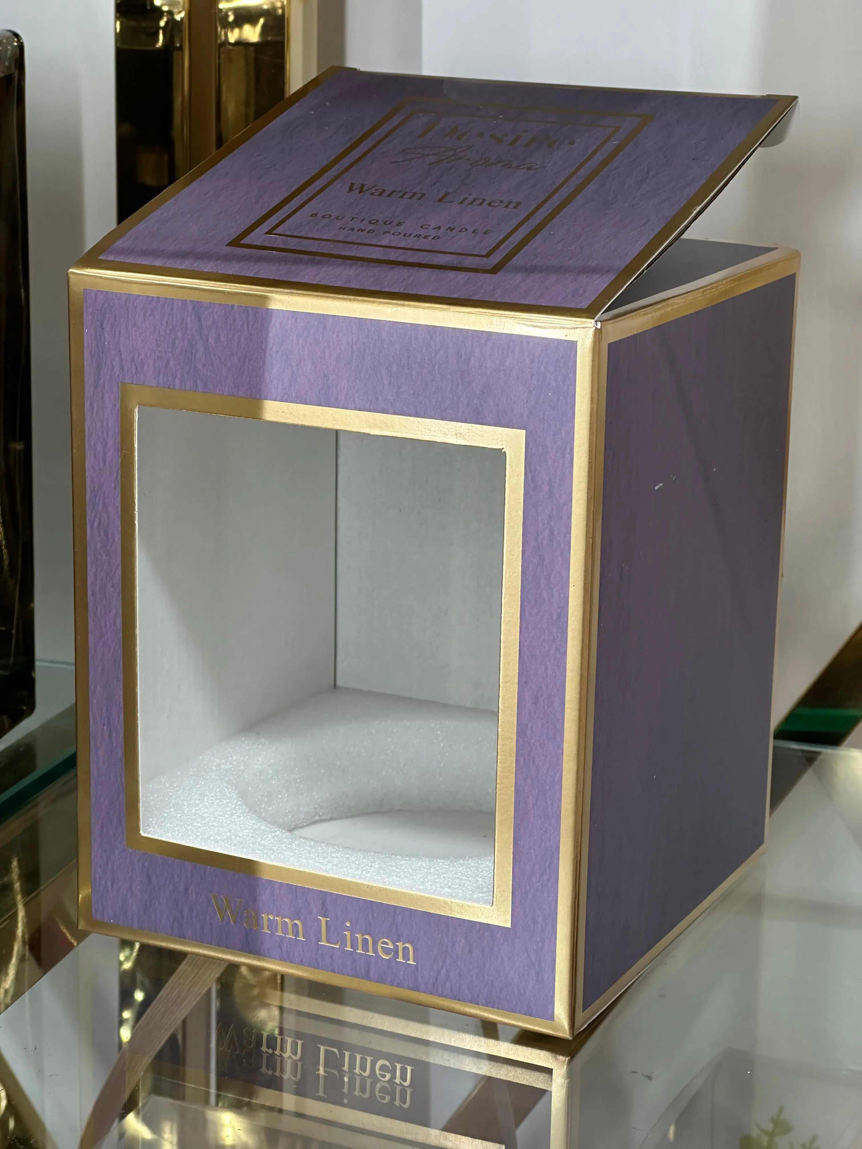 900g Warm Linen Scented Candle Lesser & Pavey Ltd