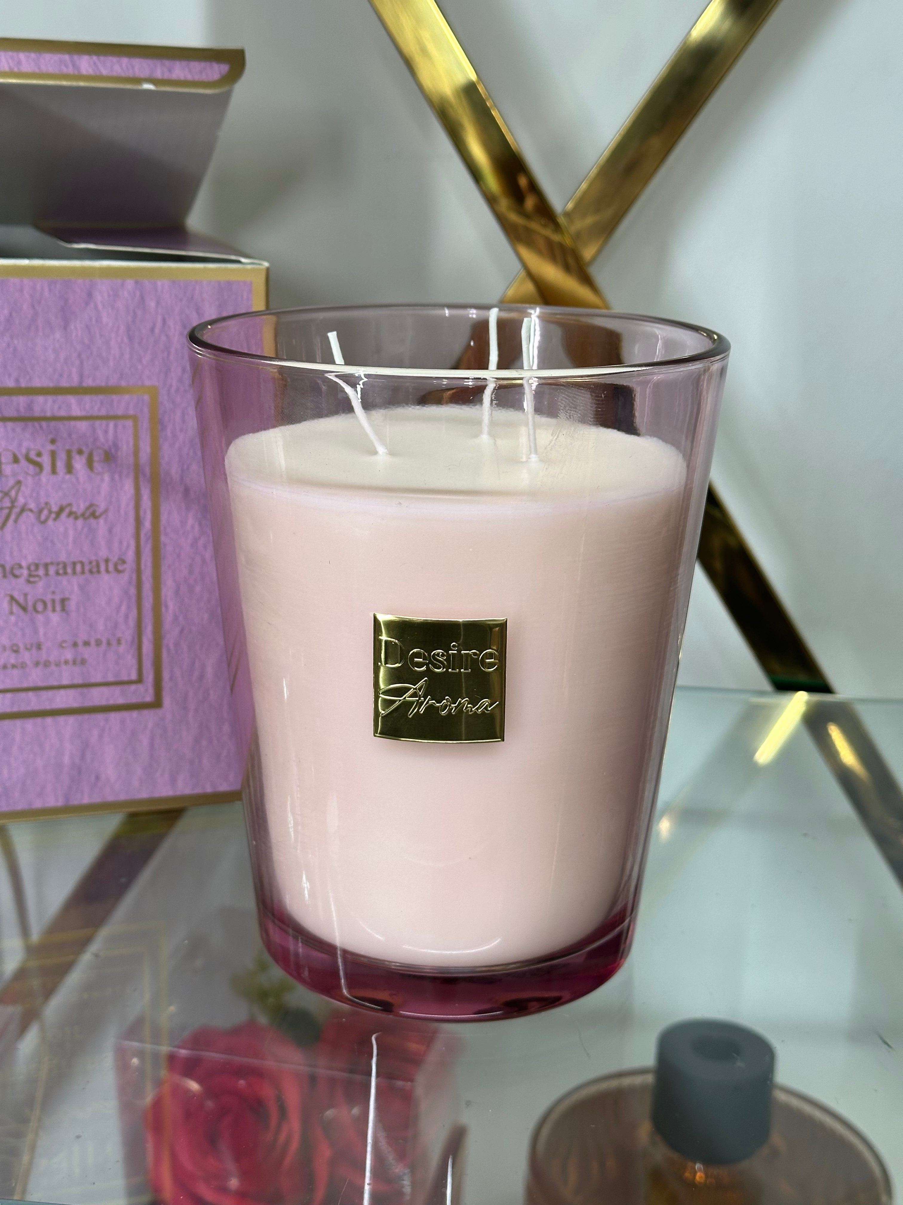 900g Pomegranate Noir Scented Candle Lesser & Pavey Ltd