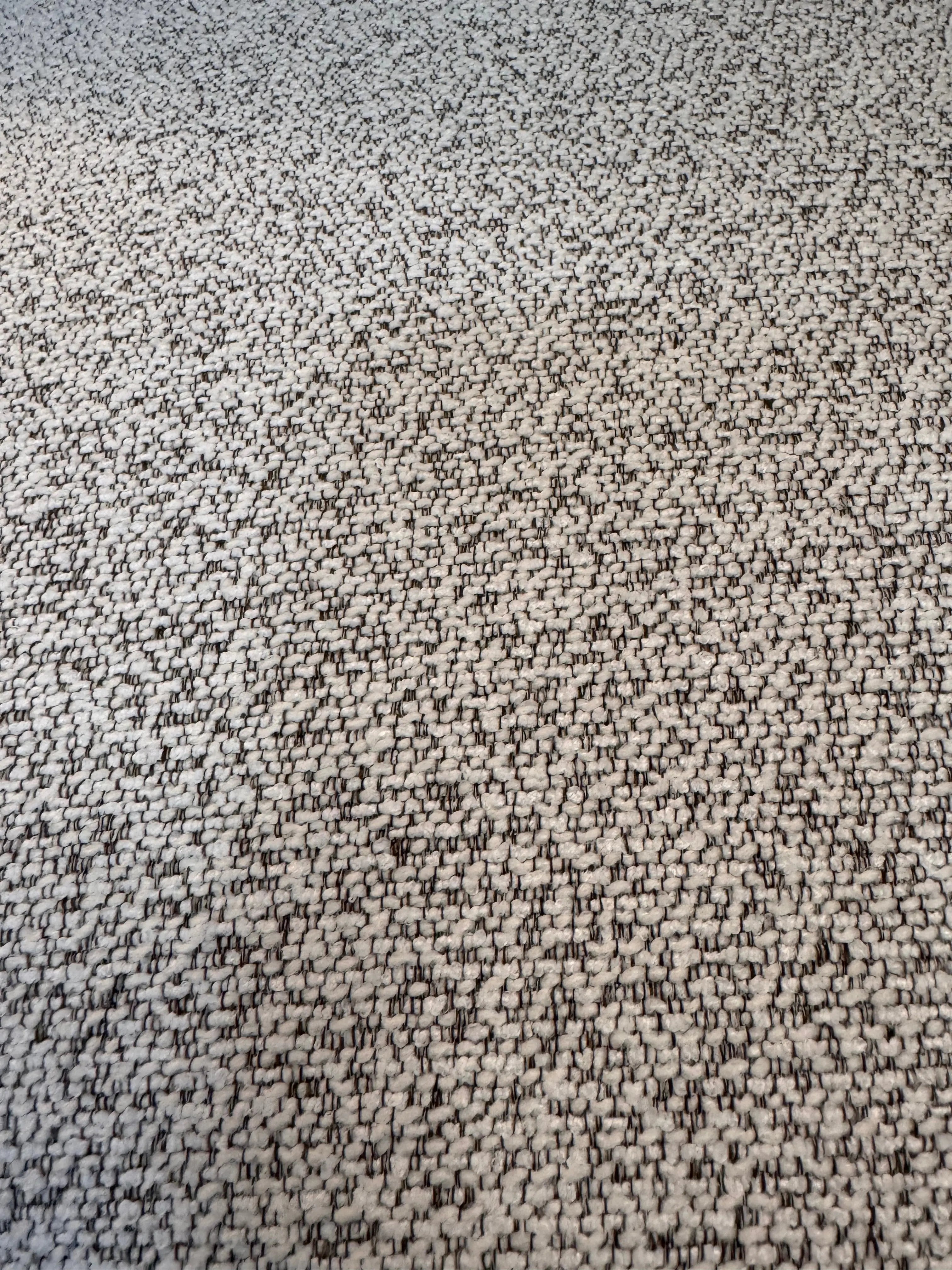 Amanda Swivel Chair - Boucle Grey  Brushed Brass Finished Swivel Base Kevin Simba