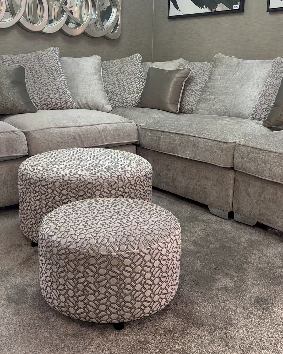 Dollie Nest of 3 Footstools Home Store Living