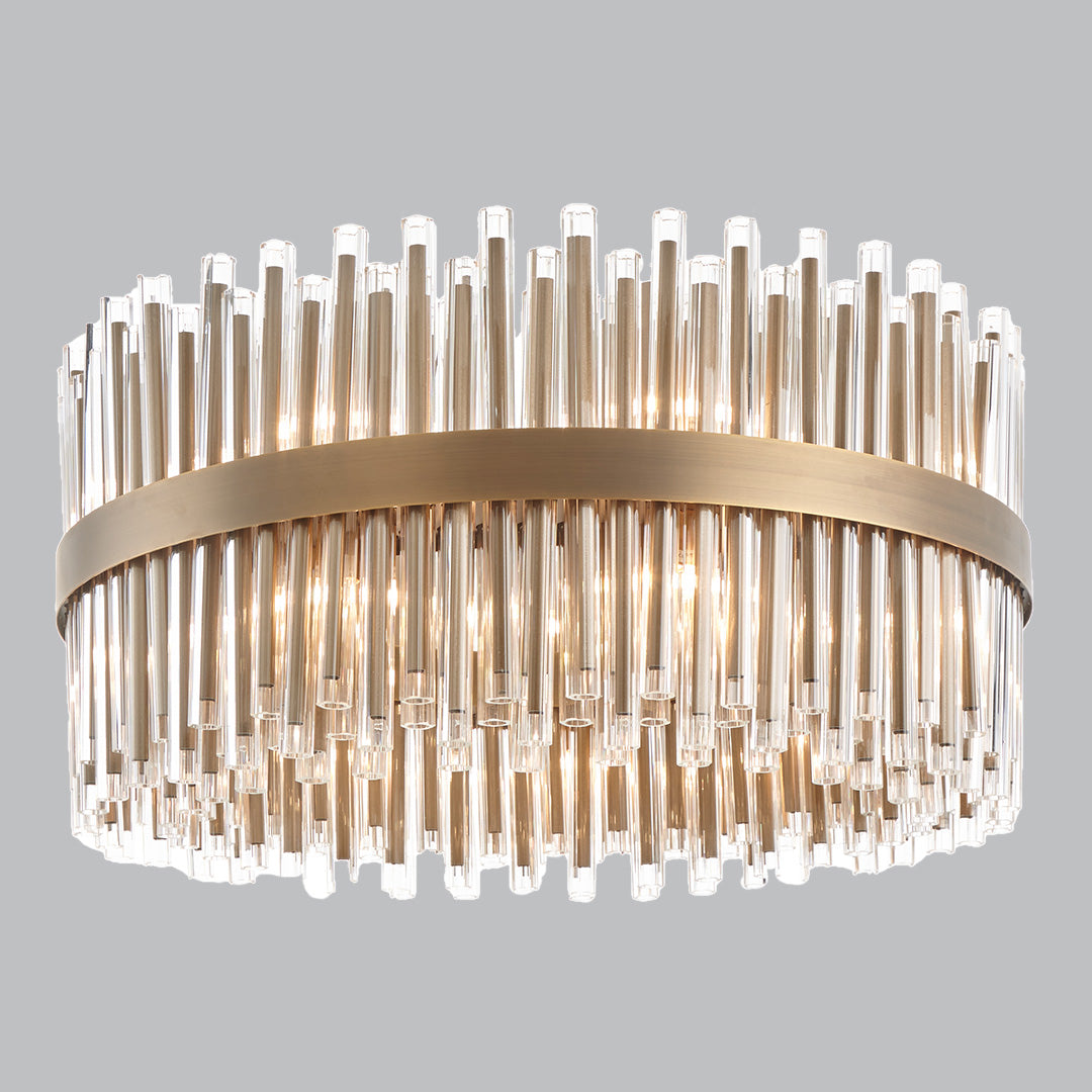 Ives Brass Crystal Chandelier Home Store Living