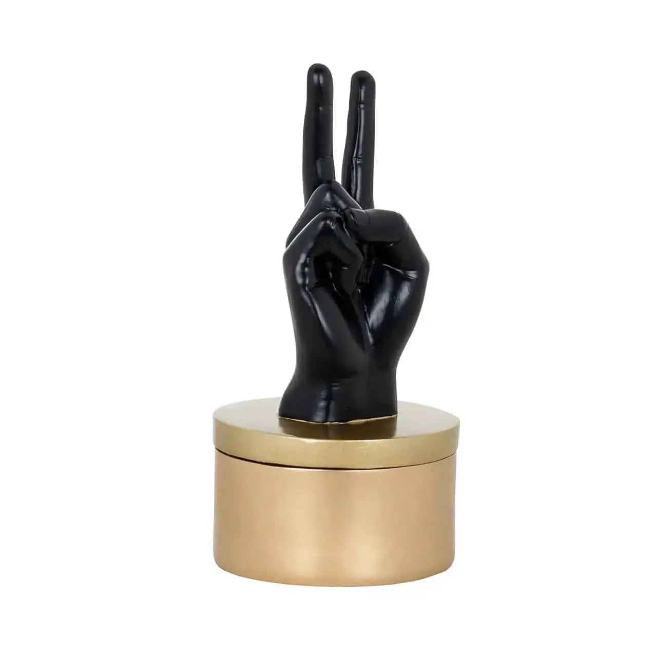 Peace Hand Sculpture Storage box Home Store Living