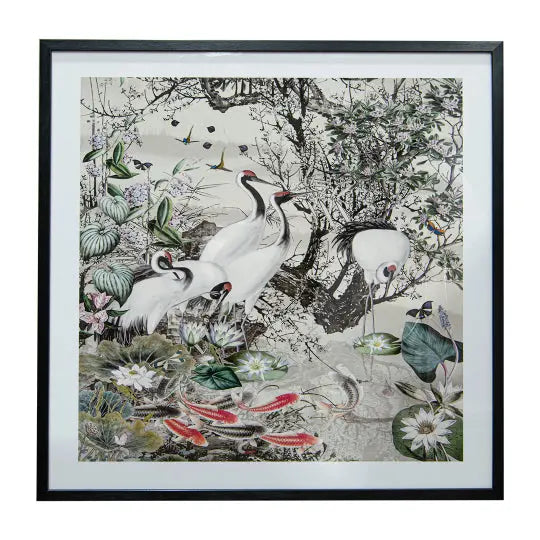 Koi Framed Canvas RV Astley