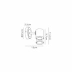 Sofia 1 Light Spotlight GU10, Graphite / Polished Chrome Home Store Living