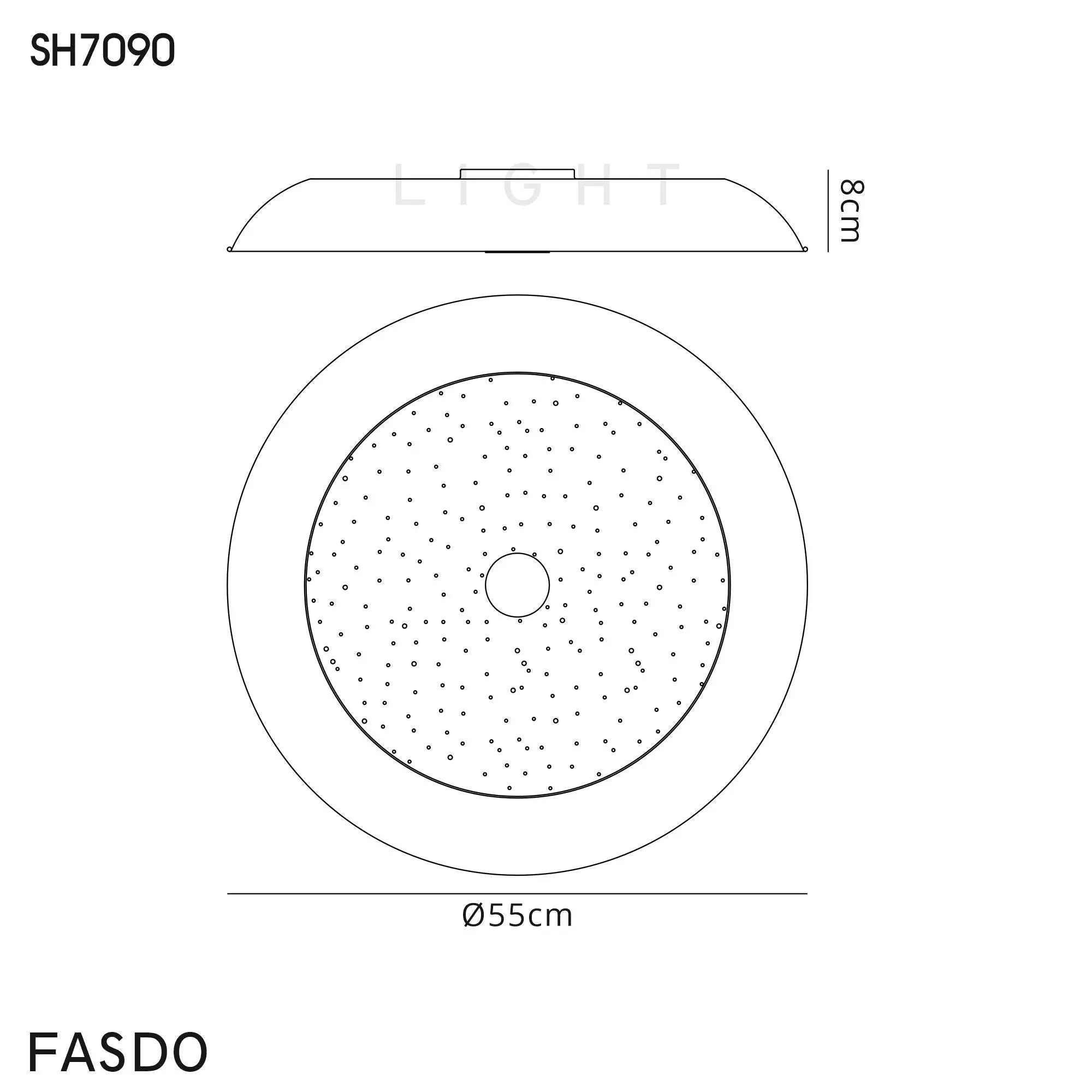 Fenix Ceiling, 1 x 36W LED RGB, Tuneable White 3000K-6000K, 1800lm, 10W Speaker, Bluetooth/Remote Control/App Control, 3yrs Warranty Home Store Living