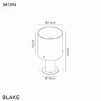Bonni Table Lamp, 1 Light Table Lamp E27 Home Store Living
