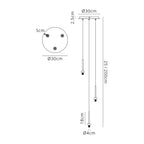 Brantley Crystal Round Pendant Ceiling Light Home Store Living