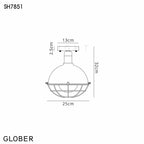 Gala Ceiling, 1 Light E27, IP65, Matt Black/Grey, 2yrs Warranty Home Store Living