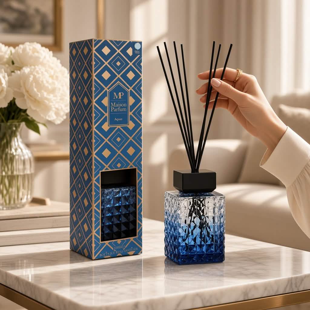 Aqua De Parm 500ml Diamond Cut Reed Diffuser Lesser & Pavey Ltd