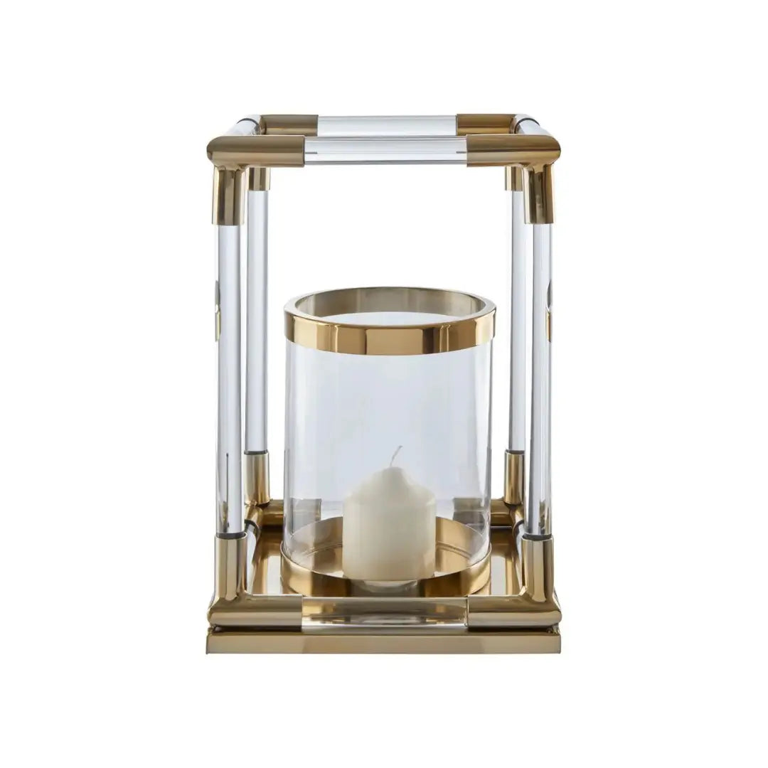 Lucia Gold Small Lantern Home Store Living