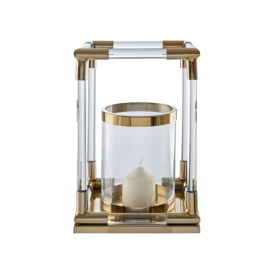 Lucia Gold Small Lantern Home Store Living