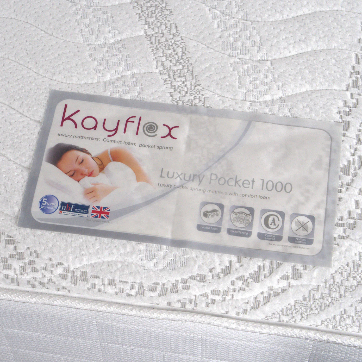 Luxury Pocket 1000 Pocket Sprung Mattress Home Store Living