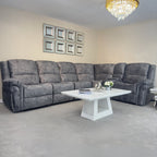 Left-Hand Facing Galaxy Power Recliner Corner Sofa Home Store Living