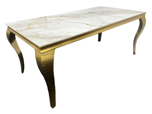 Gold Louis Dining Table