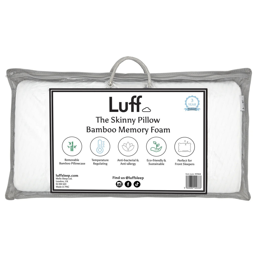 Luxury Bamboo Memory Foam Pillow Luff