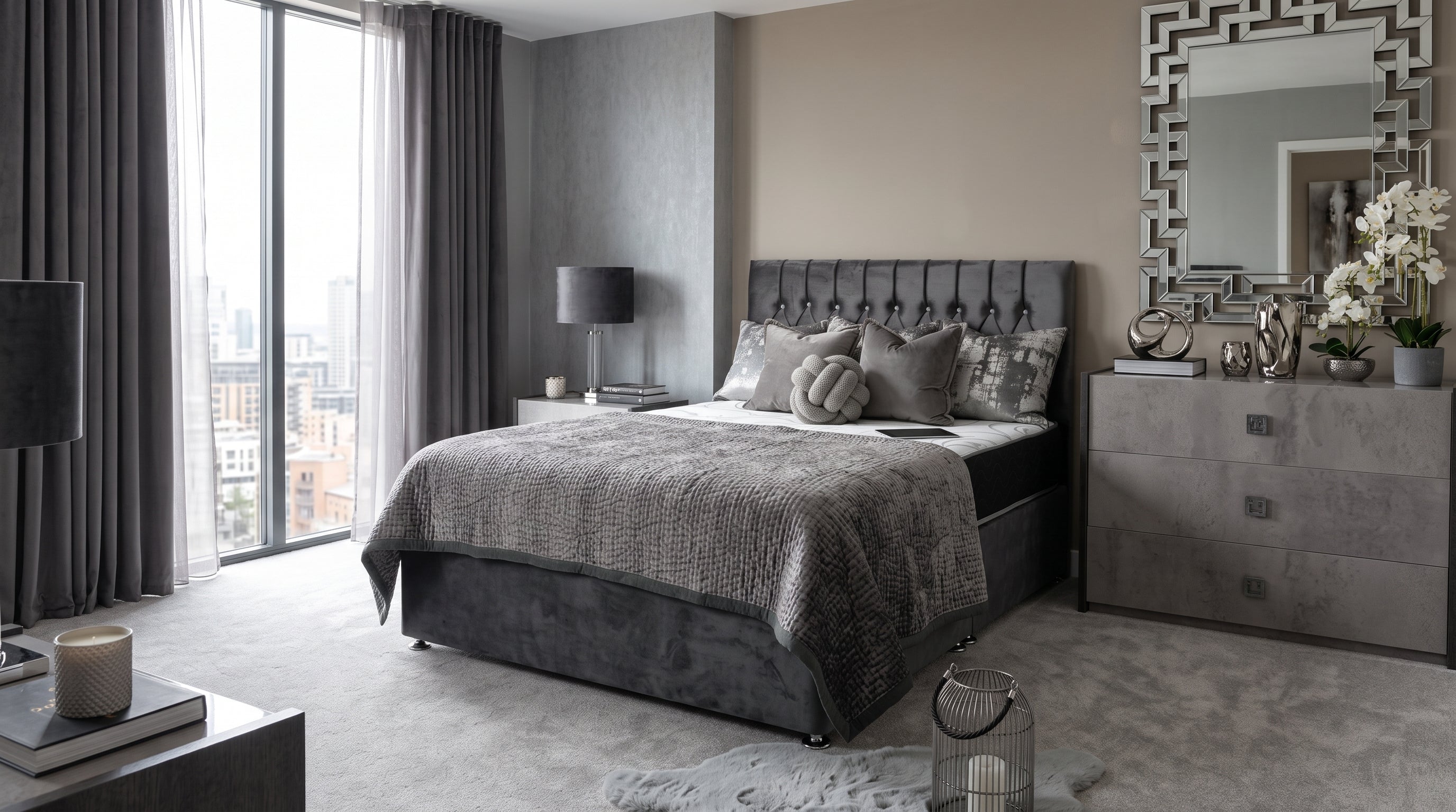 Orchid Divan Bed Set La Romantica