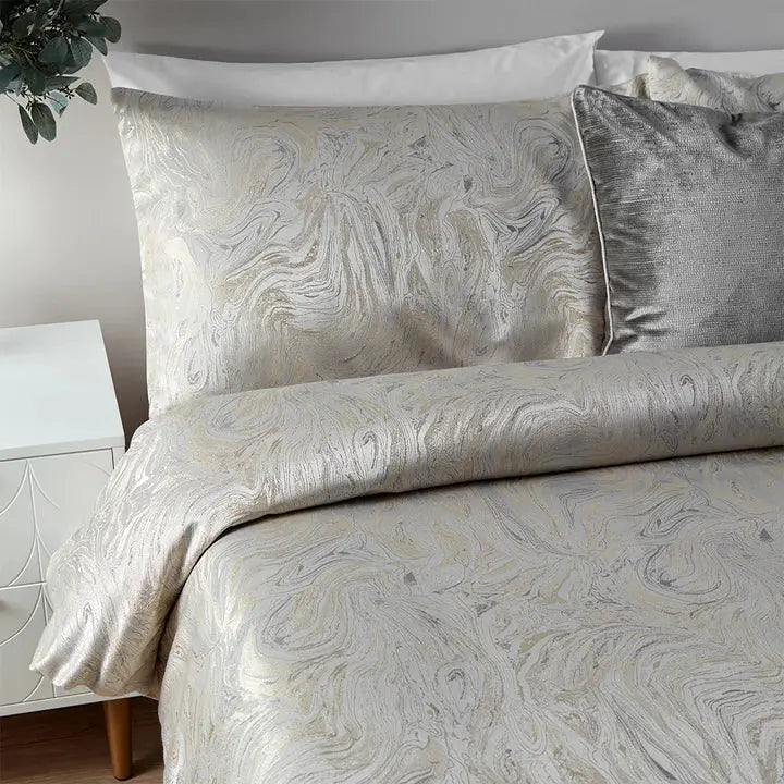 Oyster Marble Luxe Duvet Set Home Store Living