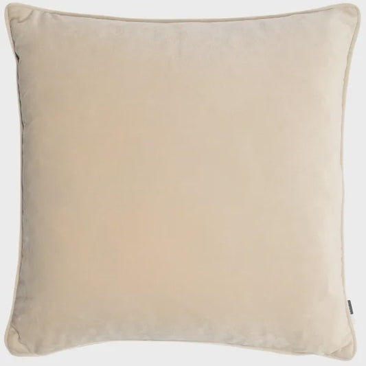 Large Luxe Champagne Velvet Cushion - Home Store Living