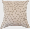Large Champagne Austin Geometric Cushion - Home Store Living