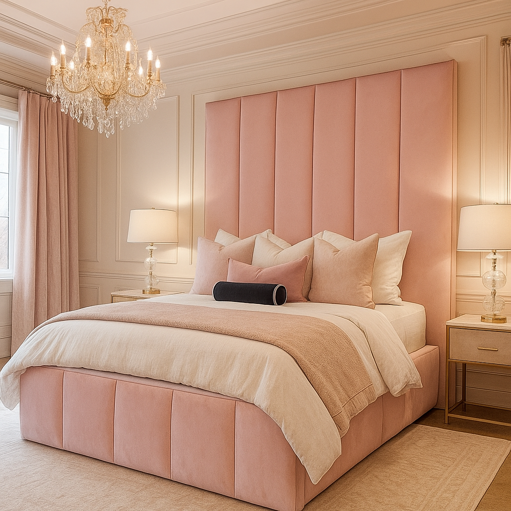 Milan Upholstered Bed Frame Home Store Living