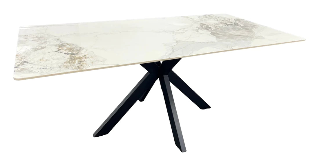 Marissa 1.8m Marble Dining Table